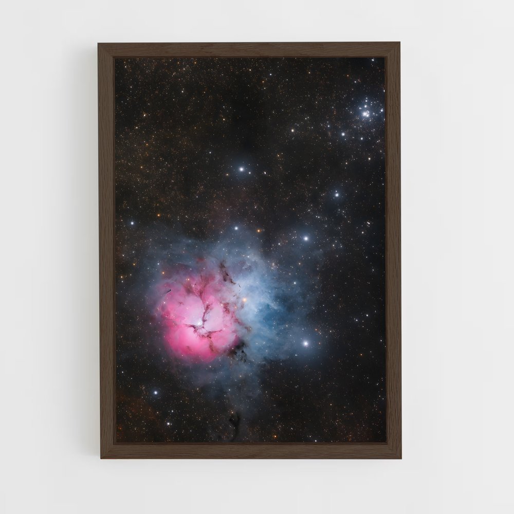 Poster Rose Astrale – affiche Nébuleuses (vue 5)